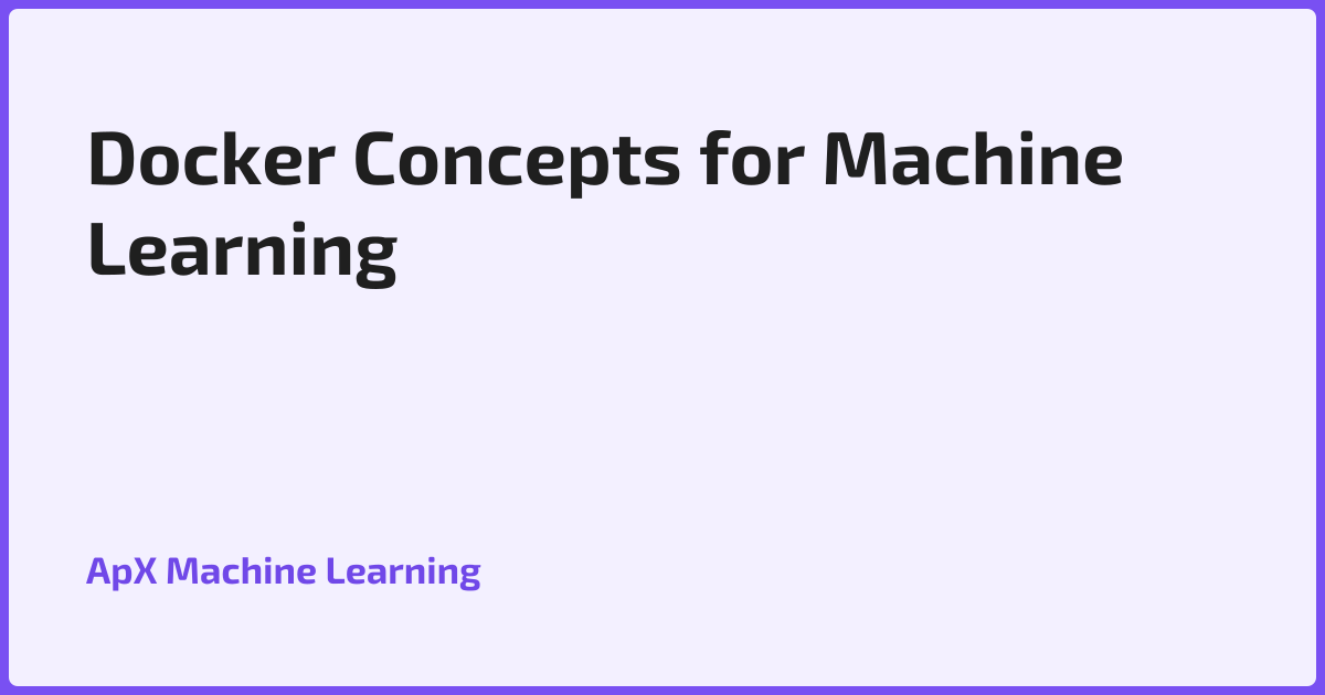 Quiz for Docker Concepts for Machine Learning