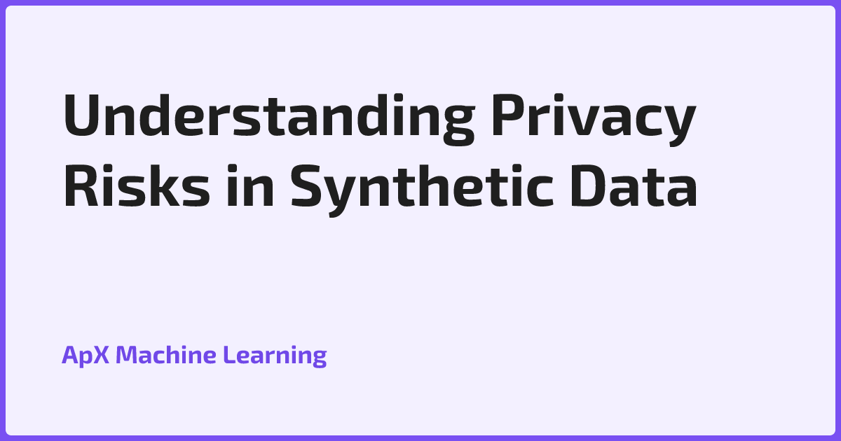 Understanding Privacy Risks in Synthetic Data
