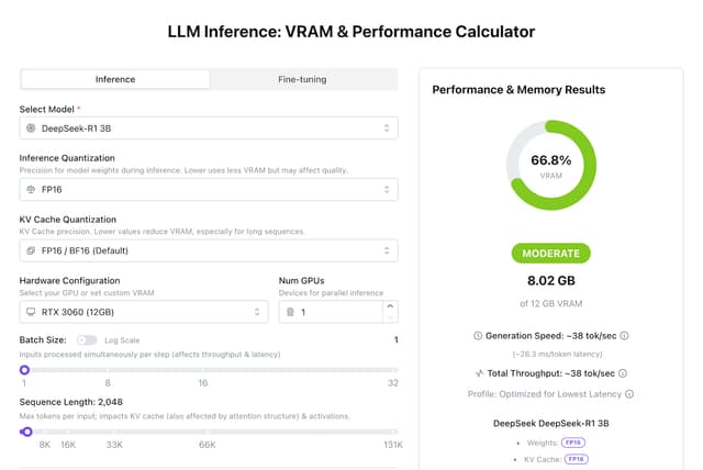 VRAM Calculator